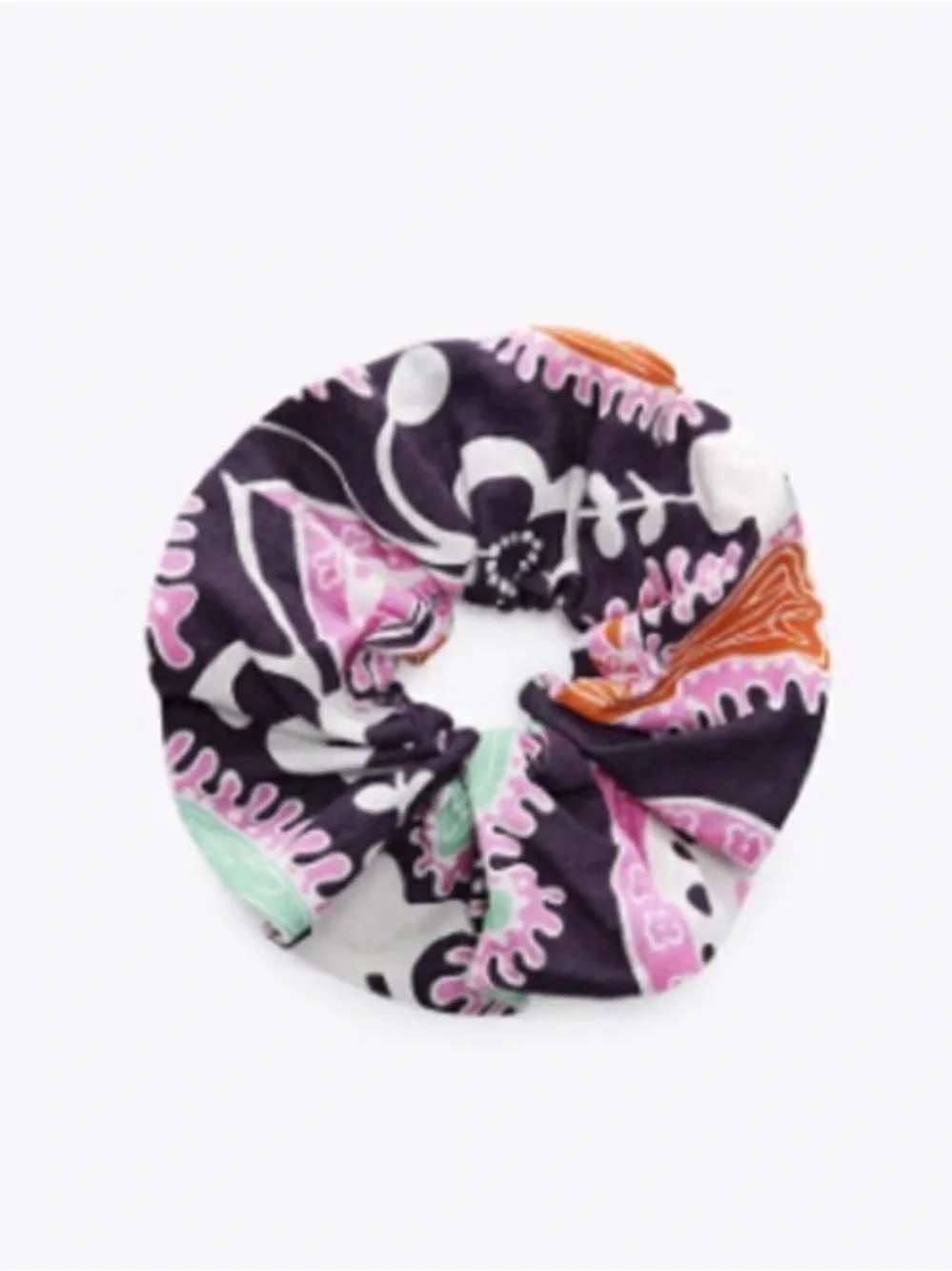 Zara Linen Multicolored Two-Piece Set size XS comes with scrunchie